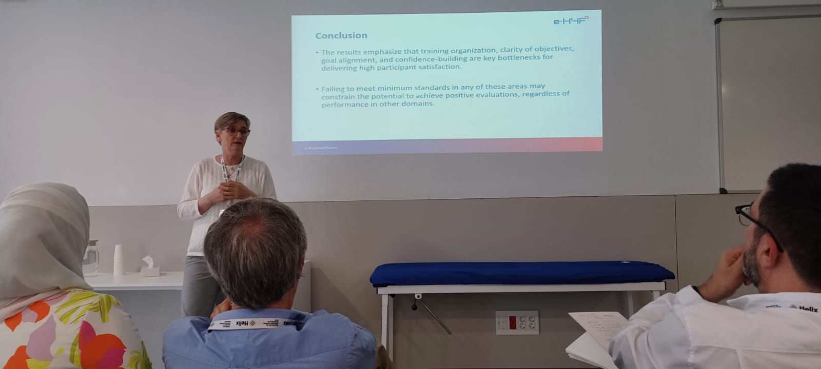 Berit Helgheim (PhD) gives a lecture in Barcelona.
